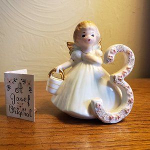 Josef Originals Vintage Birthday Angel - 3rd Year